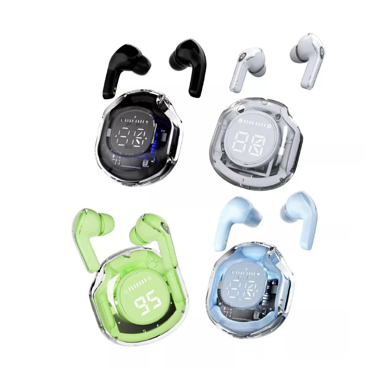 หูฟังบลูทูธไร้สาย 5.3 หูฟังTWS กันน้ำIPX5 ไซส์มินิน่ารัก มีไมโครโฟน รุ่น HK-3 จอแสดงผล LED แบบดิจิตอลที่มีความทนทานสูง