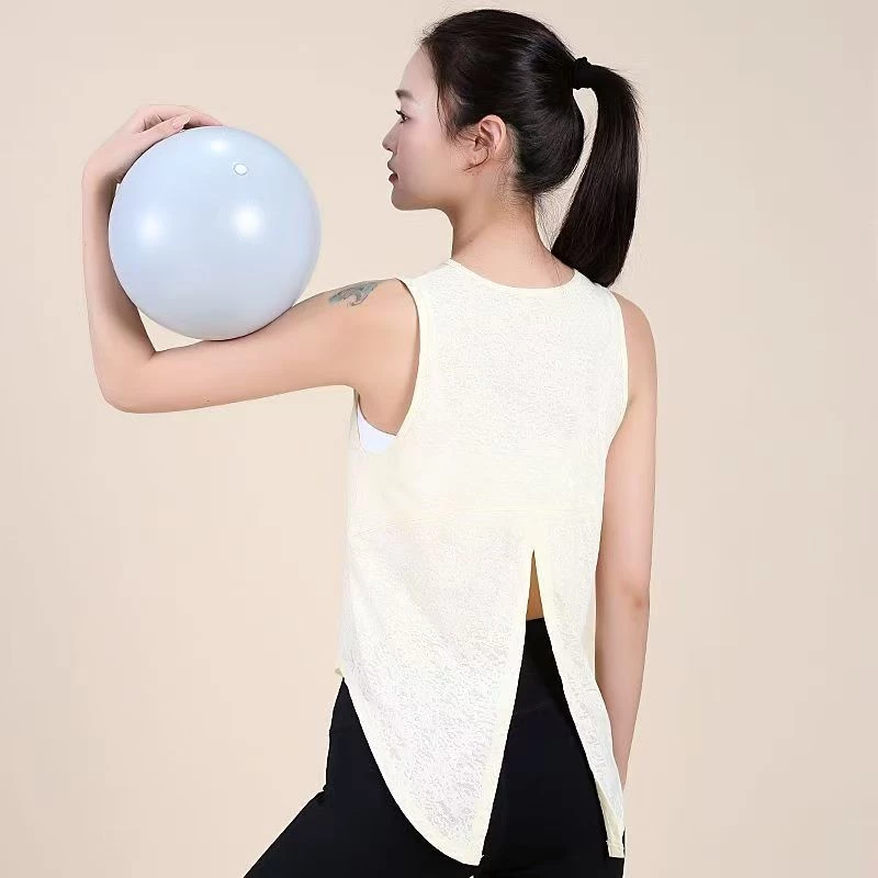 เสื้อยืดแขนกุดออกกำลังกาย โยคะ ระบายอากาศ thumbnail 9