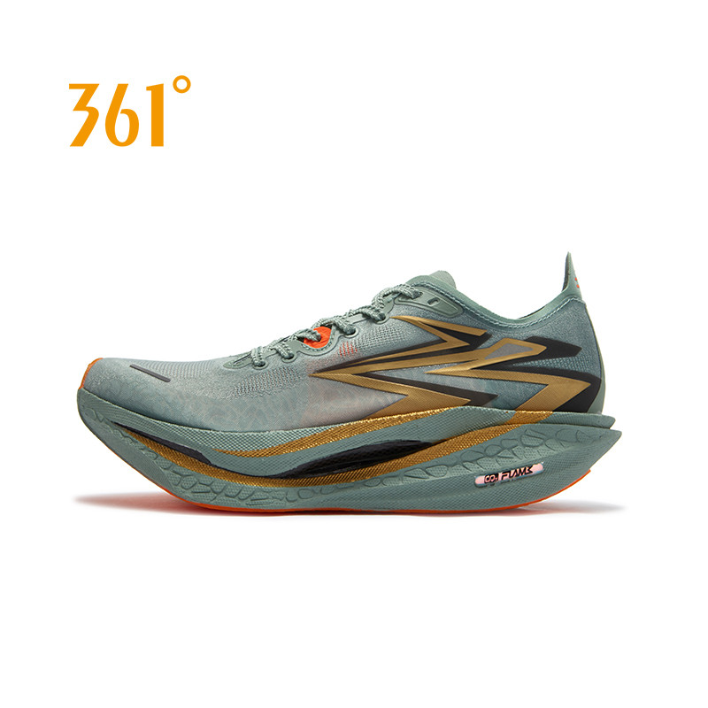 361 Degrees Flame 4.0 ผู้ชายผู้หญิงรองเท้าวิ่ง Professional Marathon Breathable Rebound Racing รองเท