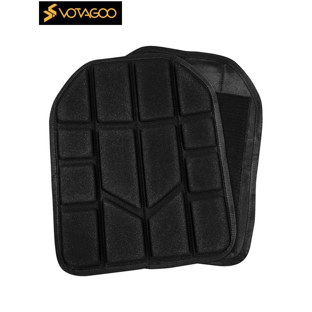 VOTAGOO เสื้อกั๊กยุทธวิธี ซับ ระบายอากาศและกระจายความร้อนบัฟเฟอร์แผ่นบีบอัดและกันกระแทก 2 ชิ้นสําหรับระบบกระเป๋าเป้สะพายหลัง - รูปที่ 4