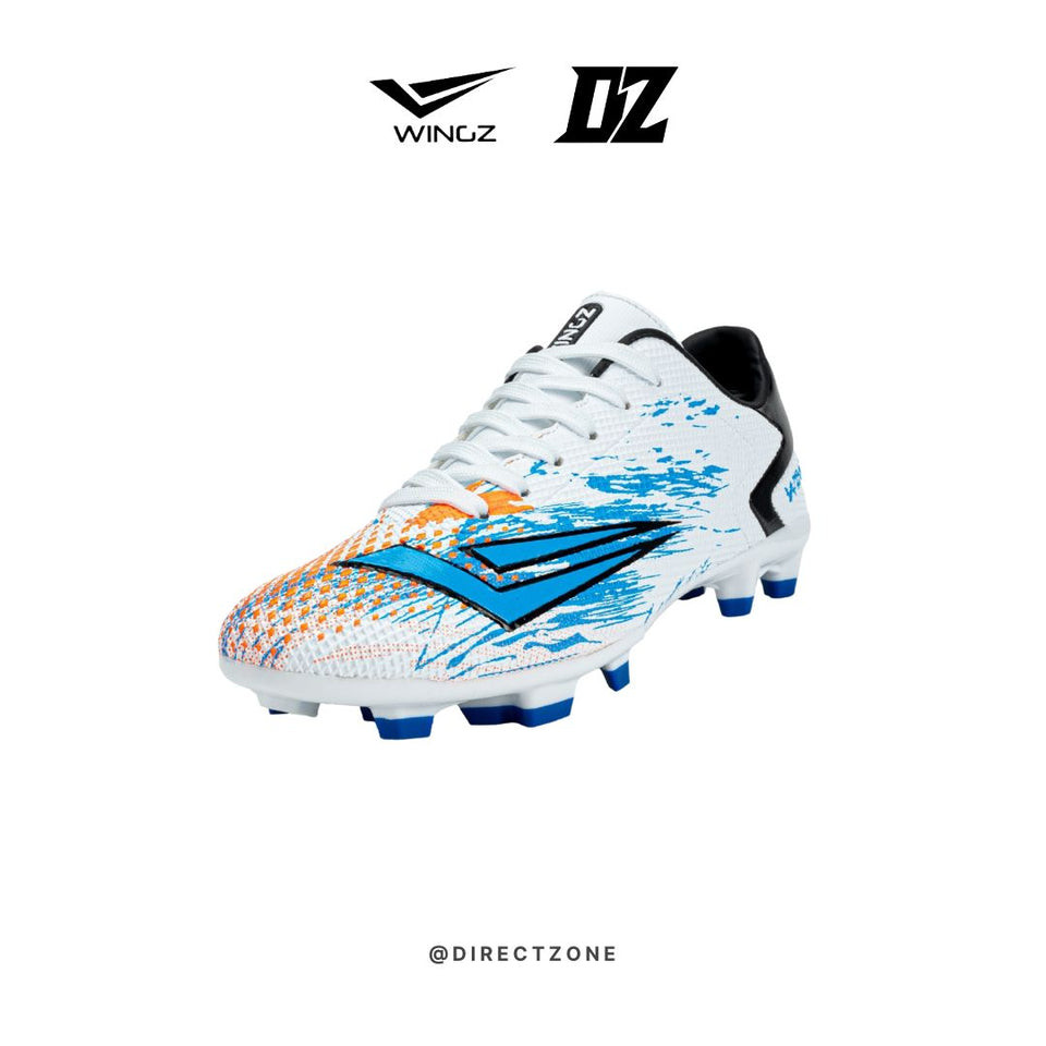 รองเท้าฟุตบอล Wingz Sport - Wingz WZ1712 - สีขาว น้ําเงิน