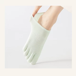 ถุงเท้าห้านิ้วฤดูร้อนบางสไตล์ตาข่ายระบายอากาศนวดด้านล่าง Anti-Slip Non-Sli