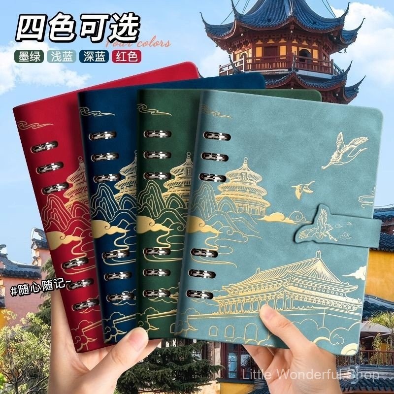 ⭐ ⭐ สมุดสะสมแสตมป์ท่องเที่ยวเปล่า A5 สมุดแสตมป์แบบหลวม สมุดบันทึกที่ระลึกสำหรับการเช็คอินในพิพิธภัณฑ์