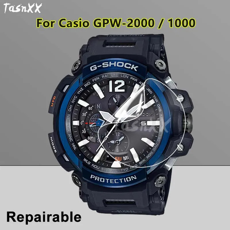 2/3/5/10 PCS สําหรับ Caxio GPW-2000 GPW-1000 นาฬิกาโปร่งใส Soft Hydrogel ซ่อมเครื่องมือป้องกันหน้าจอ
