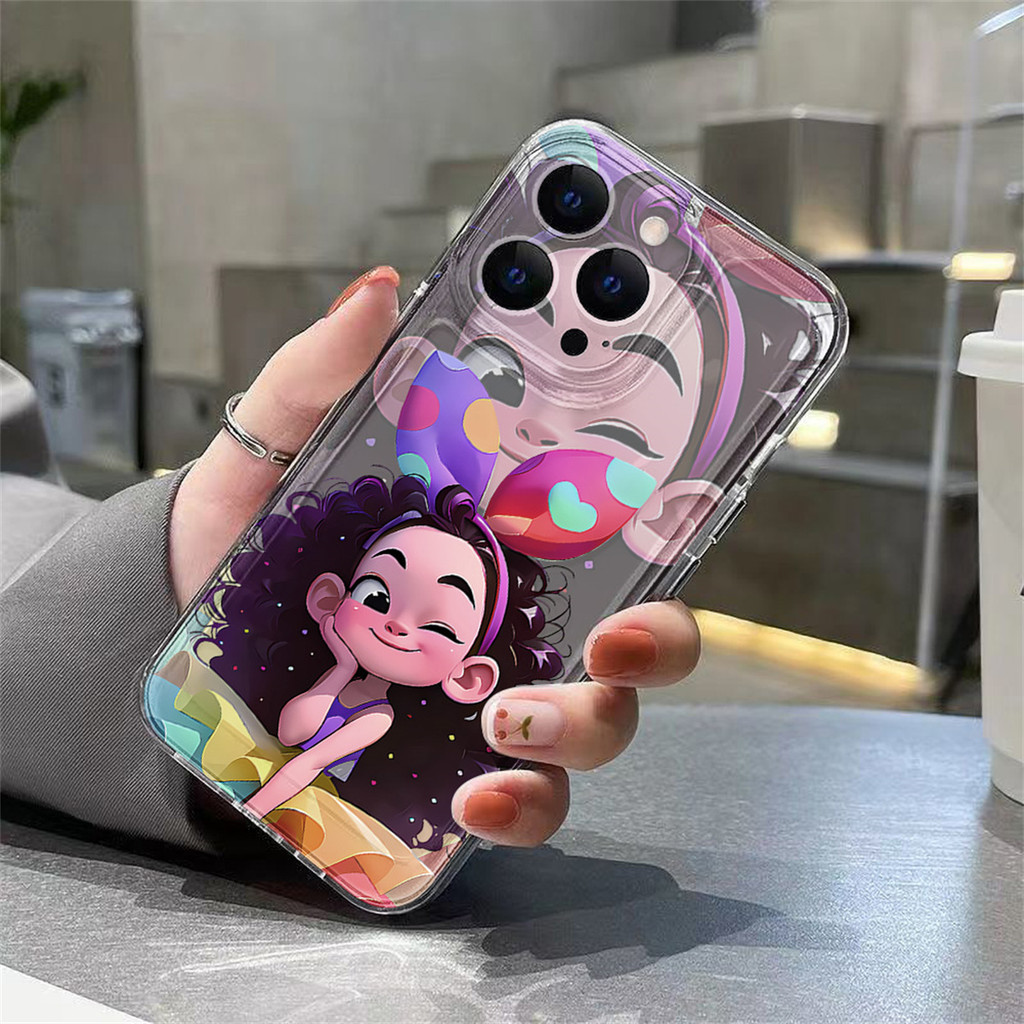 เคส for oppo F31 A6 A60 A79 A18 A38 A57 A95 A74 A5 A9 2020 A17 A16 A15 A54 A78 A5S A98 A3 A3X A5 Pro สาวกันกระแทกนุ่ม - รูปที่ 2