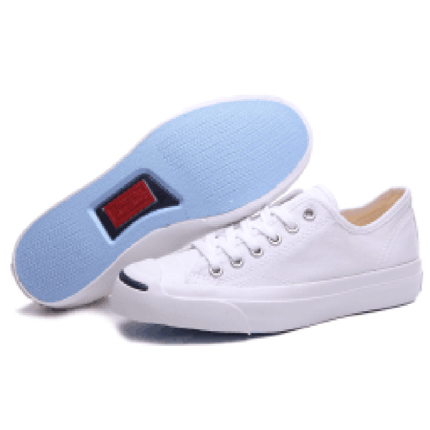 Converse Jack Purcell หนัง Ox หนังสีขาวแท้ 100% Jack White