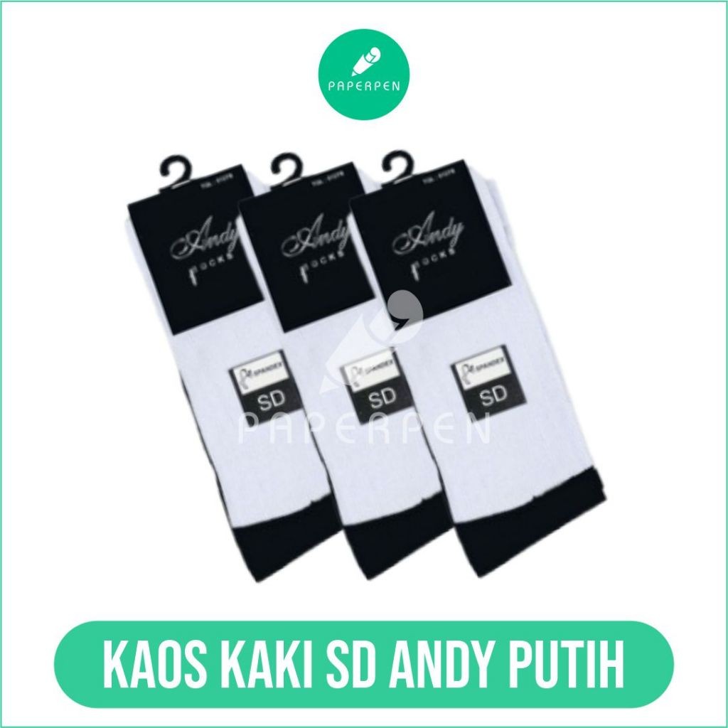 (PS.ATK) ANDY WHITE ELEMENTARY SCHOOL SOCKS/ถุงเท้าโรงเรียน