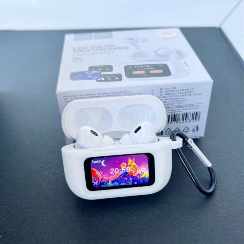 Sillicon หูฟังสําหรับ hoco EW72 A9 Pro TPU ฝาครอบป้องกัน Anti-brasion Drop-proof ชุดหูฟัง Shell พร้อม Carabiner สําหรับ A9pro - รูปที่ 7