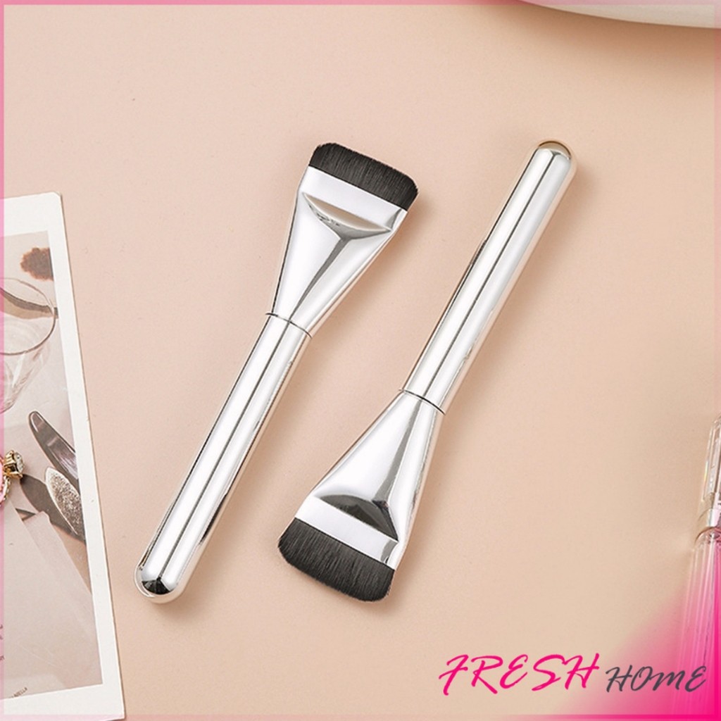 Fresh แปรงรองพื้น หัวแบน แปรงเกลี่ยบีบีครีม หัวแปรงบาง ขนแปรงนุ่ม ไม่ทิ้งรอย สําหรับแต่งหน้า Foundation Brush - รูปที่ 3