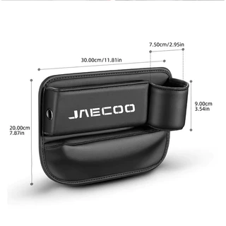 Jaecoo Car Seat Gap Bag Case Storage Bag PU Leather Auto Console Side Seat Plug Filler organizer Cup Holder For Chery Jaecoo J7 J8 organizer อุปกรณ์ตกแต่งภายใน