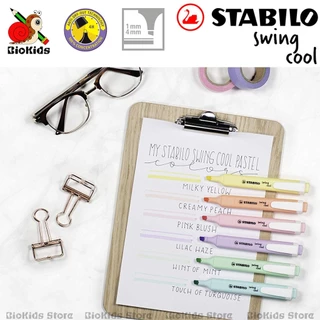 Stabilo Swing Cool Original / Pastel / Naturecolors 22 Colours I ปากกาเน้นข้อความด้ามเดี่ยวแบบสลิมมีครบ 28 สี
