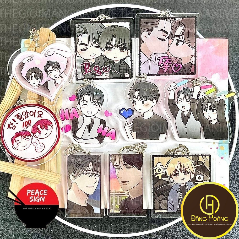 PAYBACK BL ver ACTION พวงกุญแจพิมพ์อะคริลิคน่ารักและน่ารัก maca manhwa-DH