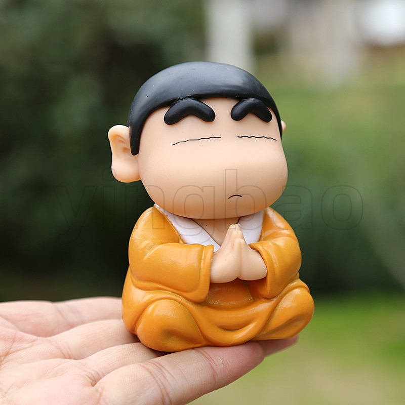 10 ซม.อะนิเมะ Crayon Shin-chan cos Lord พระพุทธรูป Cutecake toppers ตุ๊กตาเค้กวันเกิดตกแต่งอะนิเมะ Action Figure งานอดิเรกของเล่นตุ๊กตา - รูปที่ 7