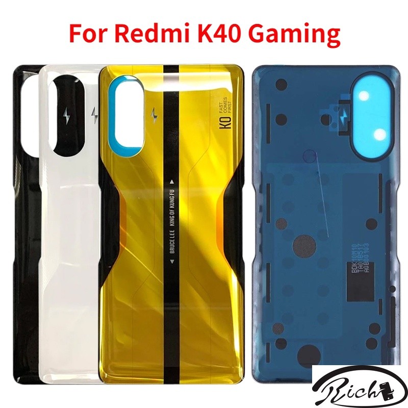 ใหม่ปกหลังสําหรับ Xiaomi Redmi K40 Gaming Edition แบตเตอรี่ด้านหลังประตูด้านหลังกรณีอะไหล่ซ่อม