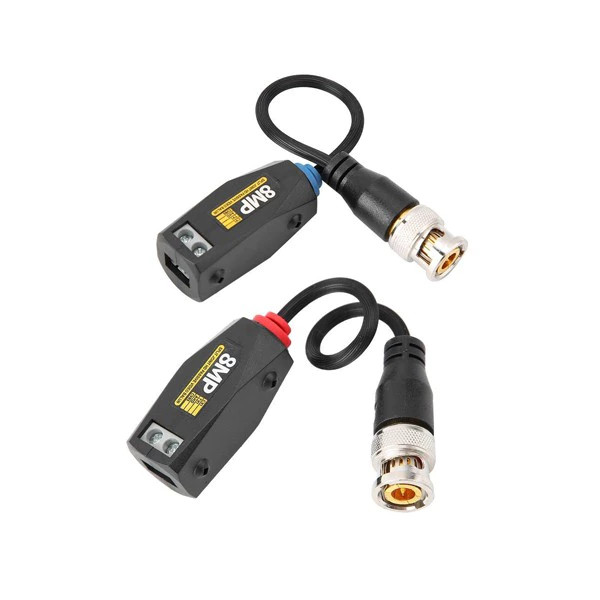 ✅มาตรฐาน GLINK GBL-013 บาลัน Balun HD-CVI/TVI/AHD/CVBS 8MP สำหรับใช้งานกับกล้องวงจรปิด