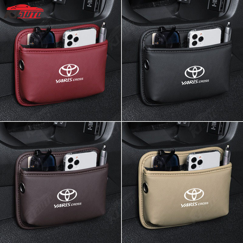 กล่องเก็บของและส่วนที่เหลือขาToyota Yaris Cross ตําแหน่งใดๆกระเป๋าเก็บของในรถถังขยะหนังอุปกรณ์เสริม