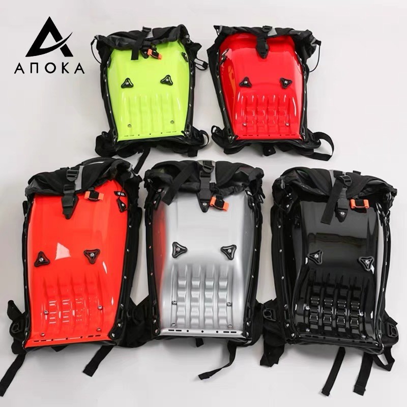 Anoka Backpack SNAIL Hard Shell Backpack Baby Shell Motorcycle Rider Bag Carbon Fiber Hard Shell Bag