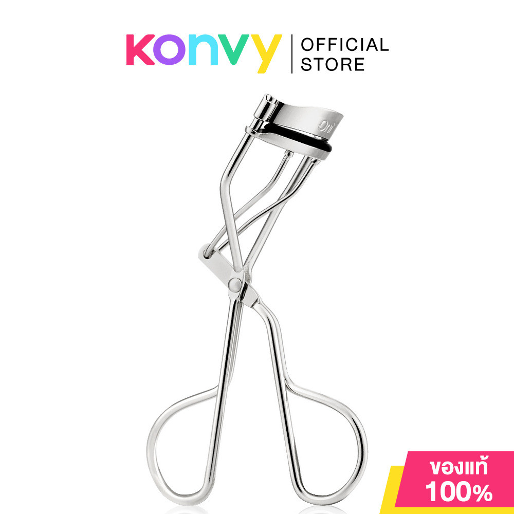 Oni Wide Size Eyelash Curler 1pc #Metallic Silver โอนิ ที่ดัดขนตา สีเงิน.