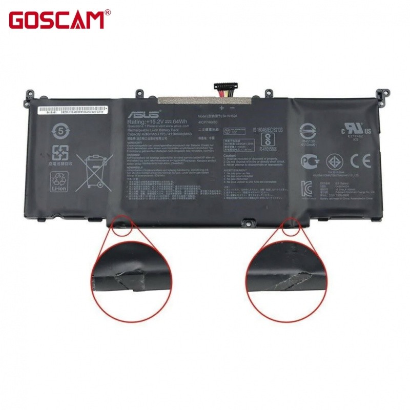 ✿แบตเตอรี่แล็ปท็อป B41n1526สำหรับ ASUS ROG gl502 gl502v GL502VM DB71 gl502vt fx502vm dm105t fy039t