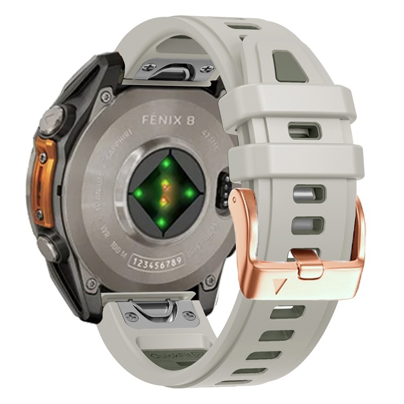 20มม. QuickFit ซิลิโคนสำหรับ Garmin Fenix 8 43มม. 7S/6s/6S pro/ 5S/5S plus/instinct 2S /epix Pro approach 42มม. สายนาฬิกา