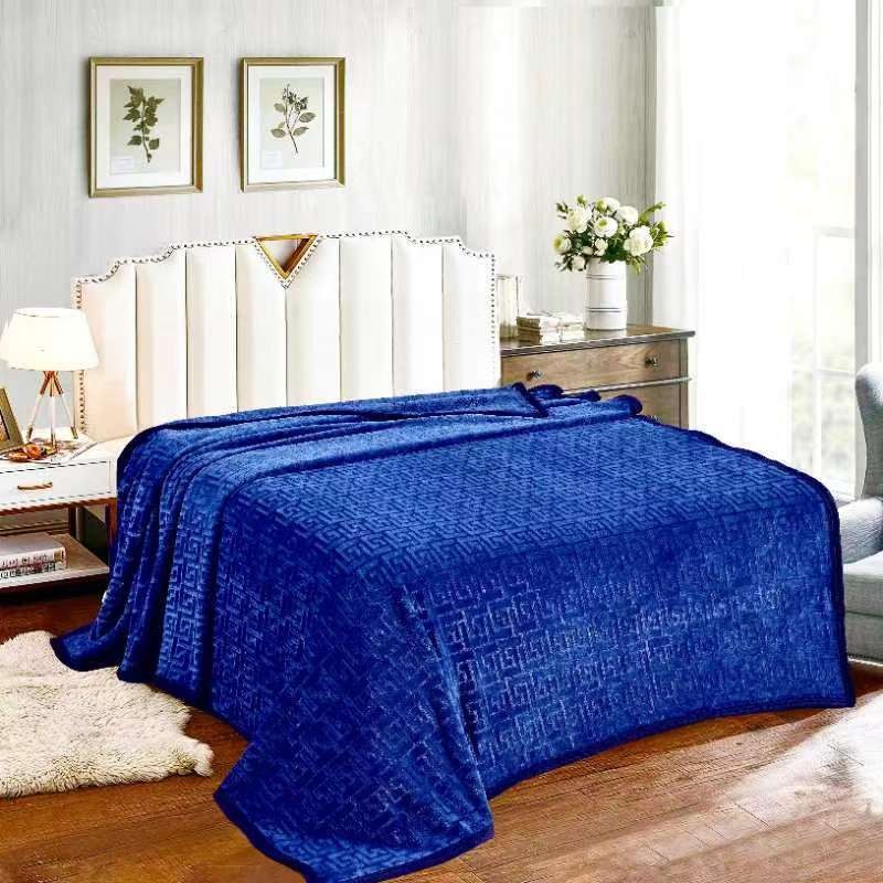 Zafira ผ้าห่มลายนูนธรรมดา 150x200 ซม. - USHOP