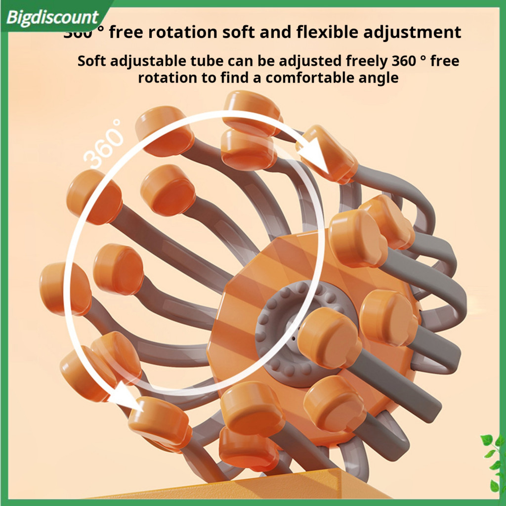 {ใหญ่} Ergonomic Scalp Massage เครื่องนวดหัวไฟฟ้าแบบปรับได้ 360 องศาพร้อม 20 Nodes Smart Timing 5 โหมดสําหรับนวดหนังศีรษะเอเชียตะวันออกเฉียงใต้ Bestseller