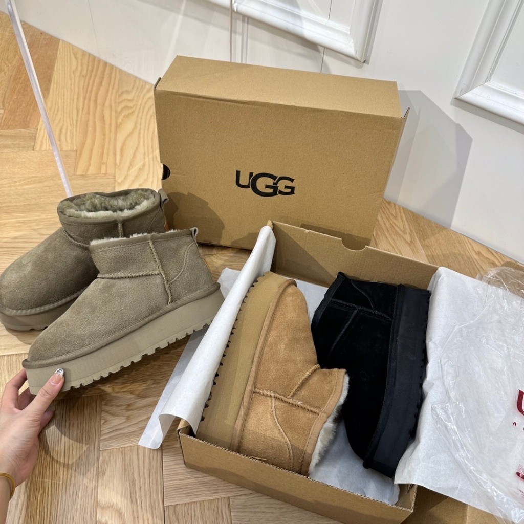 UGG Short Boots พื้นหนากันลื่น