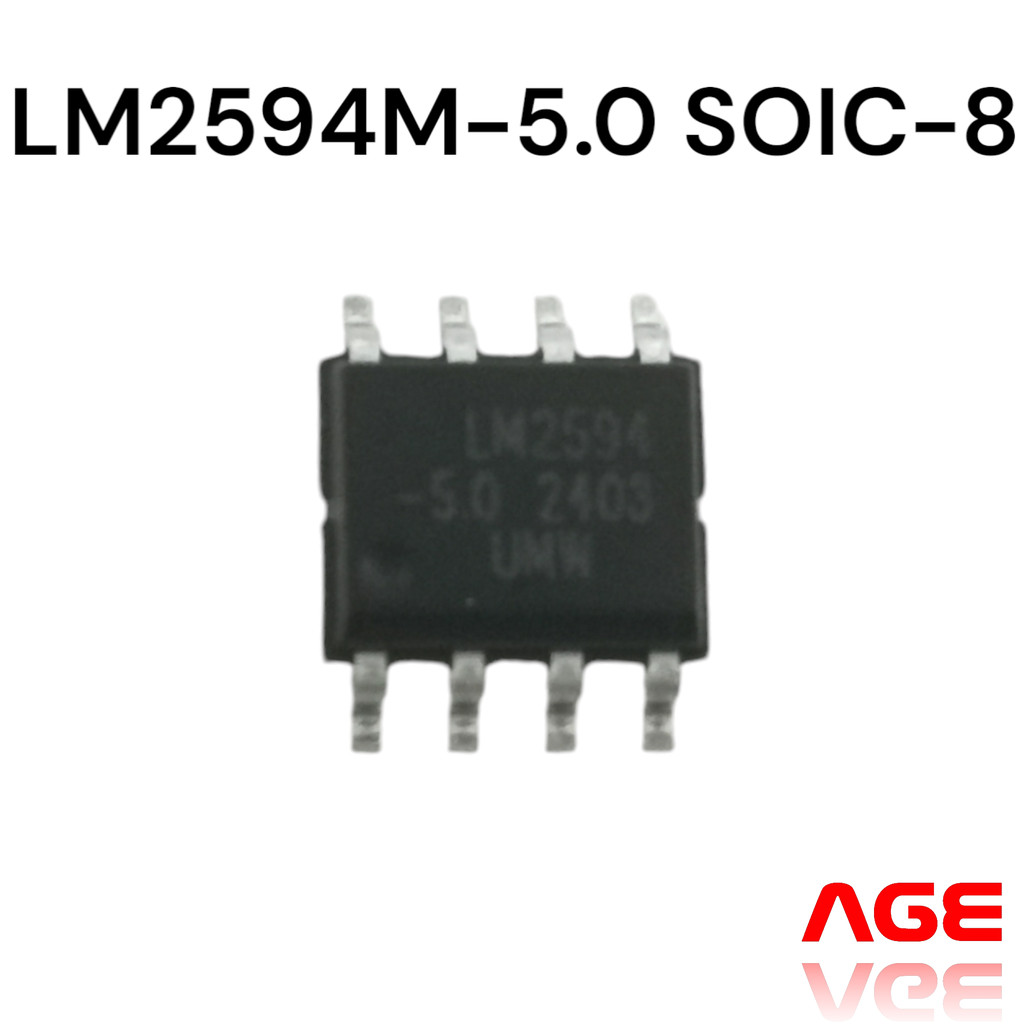LM2594M-5.0 SOIC-8, Buck Switching Regulator IC Positive Fixed 5V 1 Output 0.5A