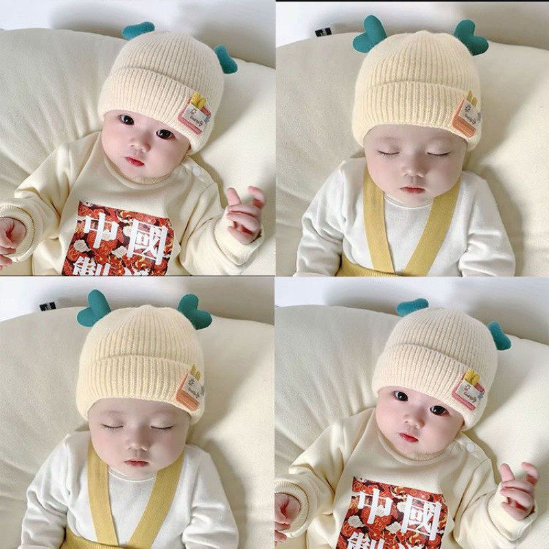 หมวกเด็กแคชเมียร์สุดน่ารักเด็กวัยหัดเดินหมวกเด็กชายหญิงเด็กหมวกขนสัตว์ทารกแรกเกิดหมวกถัก
