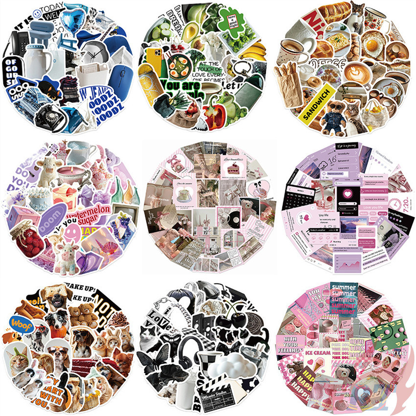 30 ชิ้น ❉ สติ๊กเกอร์ศิลปะแสนสบาย ❉ แฟชั่น DIY สติ๊กเกอร์กันน้ํา Doodle สติ๊กเกอร์