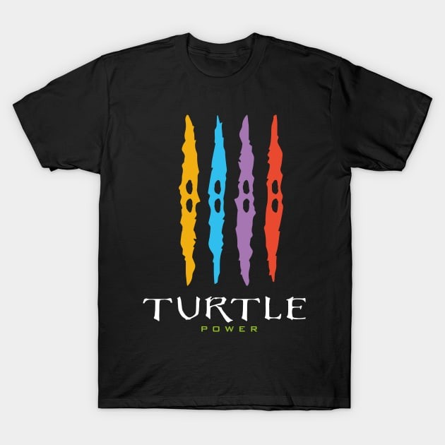 เสื้อยืด Vintage Turtle Power - Energy Drink T-Shirt แท้ Cotton 100% เสื้อกีฬา S-5XL สวยๆ แห้งเร็ว