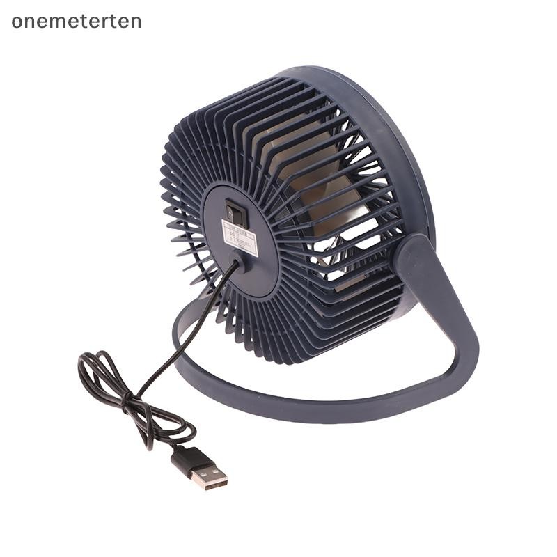 Rten 1 ชิ้น 5 นิ้วโต๊ะขนาดเล็ก Cooling Usb Power พัดลมพกพา Super Mute พัดลมหมุนได้ 360 องศาสําหรับ Home Desktop Fan N