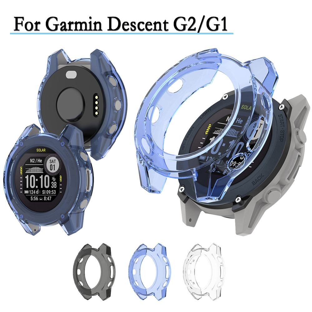 TPU นาฬิกาสําหรับ Garmin Descent G2 G1 Protector Soft Protector สําหรับ Garmin Descent G1 พลังงานแสง