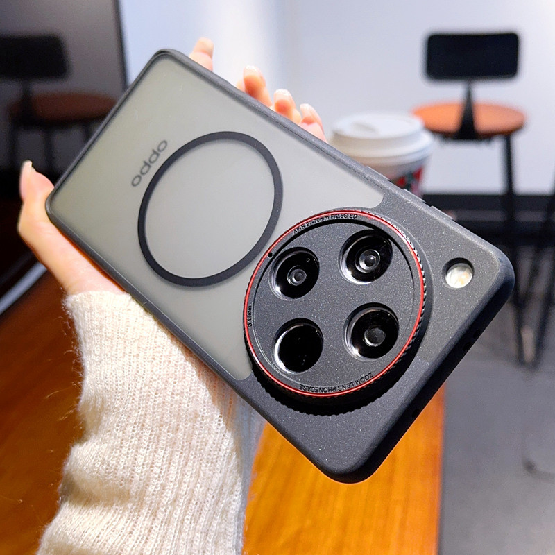 เคสโทรศัพท์สําหรับ OPPO ค้นหา X8s + X8 Pro X8 Ultra OnePlus 13 13T Ace 5 Pro เลนส์ป้องกัน PC + TPU แม่เหล็ก Anti Fall ฝาครอบ ราคา ถูกที่สุด ดีลบีเคเค แกลเลอรีภาพที่ 2