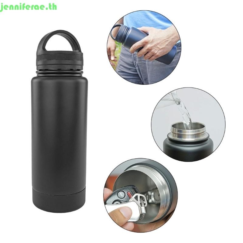 Jenniferae แก้วกาแฟแฟชั่นพร้อมขวดแก้วน้ําแบบซ่อนเก็บคุณค่าของคุณ Safe Secure Diversion Wate