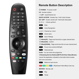 ALANK Magic Remote รีโมททีวี LG Smart TV คำสั่งเสียง/เมาส์ รีโมท ของแท้ AKB75855501 MR20GA 2017-2020