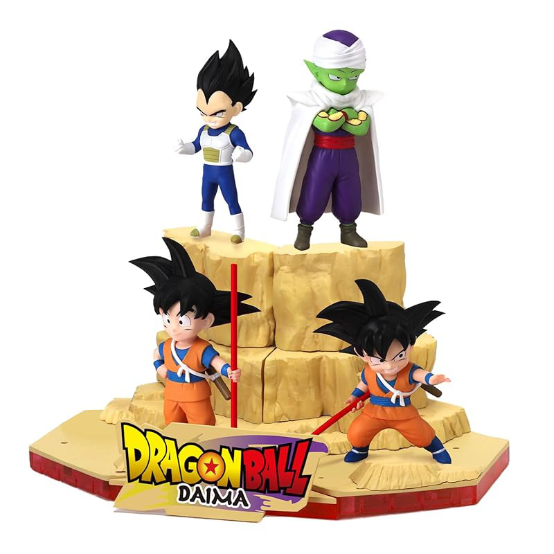 Dragon Ball DAIMA Mini Figure Model Set: Goku & Piccolo / Goku & Vegeta (Pre-colored Model)