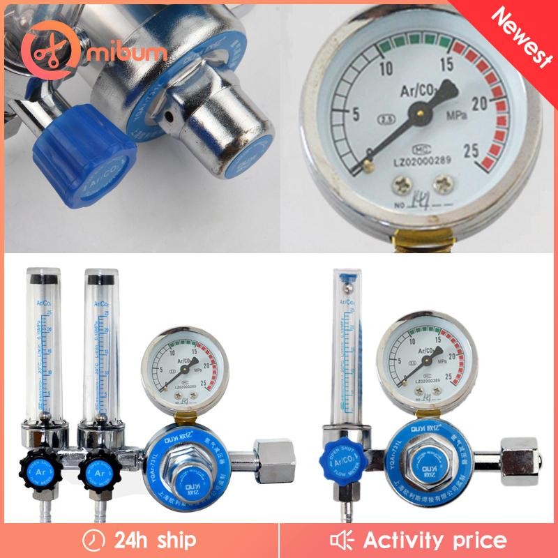 [Mibum] Argon / CO2 Mig Flow Meter Flowmeter Gauge เครื่องเชื่อมเชื่อม 1 ชิ้น