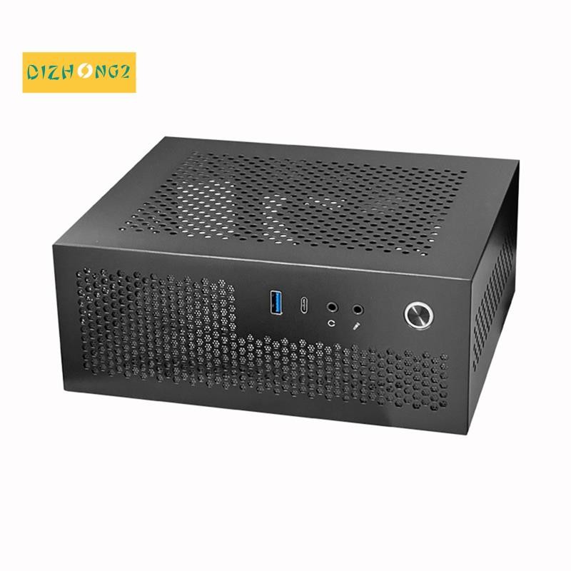 [dizhong2]A09 HTPC Computer Case Mini ITX Gaming PC Chassis Desktop Chassis USB3.0 Type-C Computer C