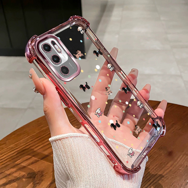 เคสสําหรับRedmi Note 10 5Gเคสโทรศัพท์TPU 2025 กันกระแทกการออกแบบใหม่น่ารักสุนัขSoftCase SZ14