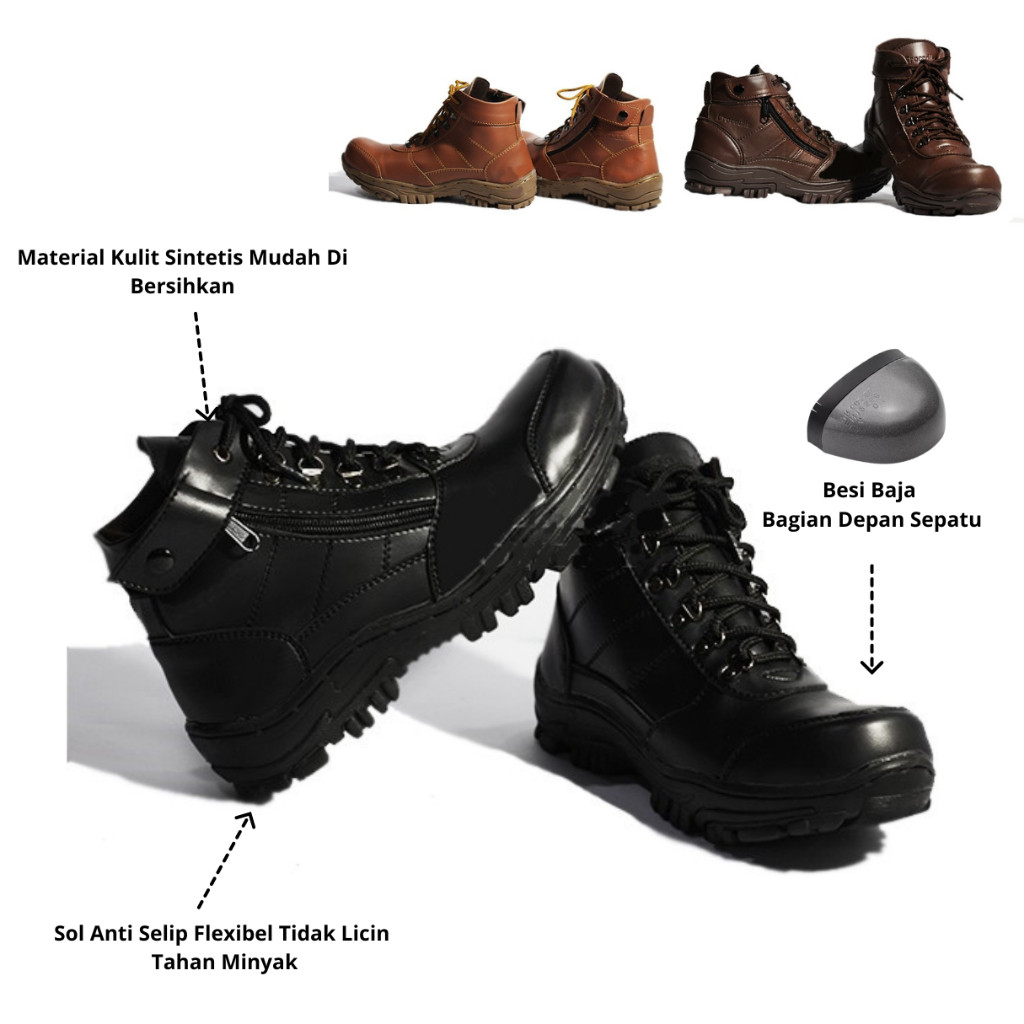 [ต้นฉบับพรีเมี่ยม] รองเท้าผู้ชาย SAFETY BOOTS MORISEY MOUNTAIN SHOES TRACKING BIKERS TOURING