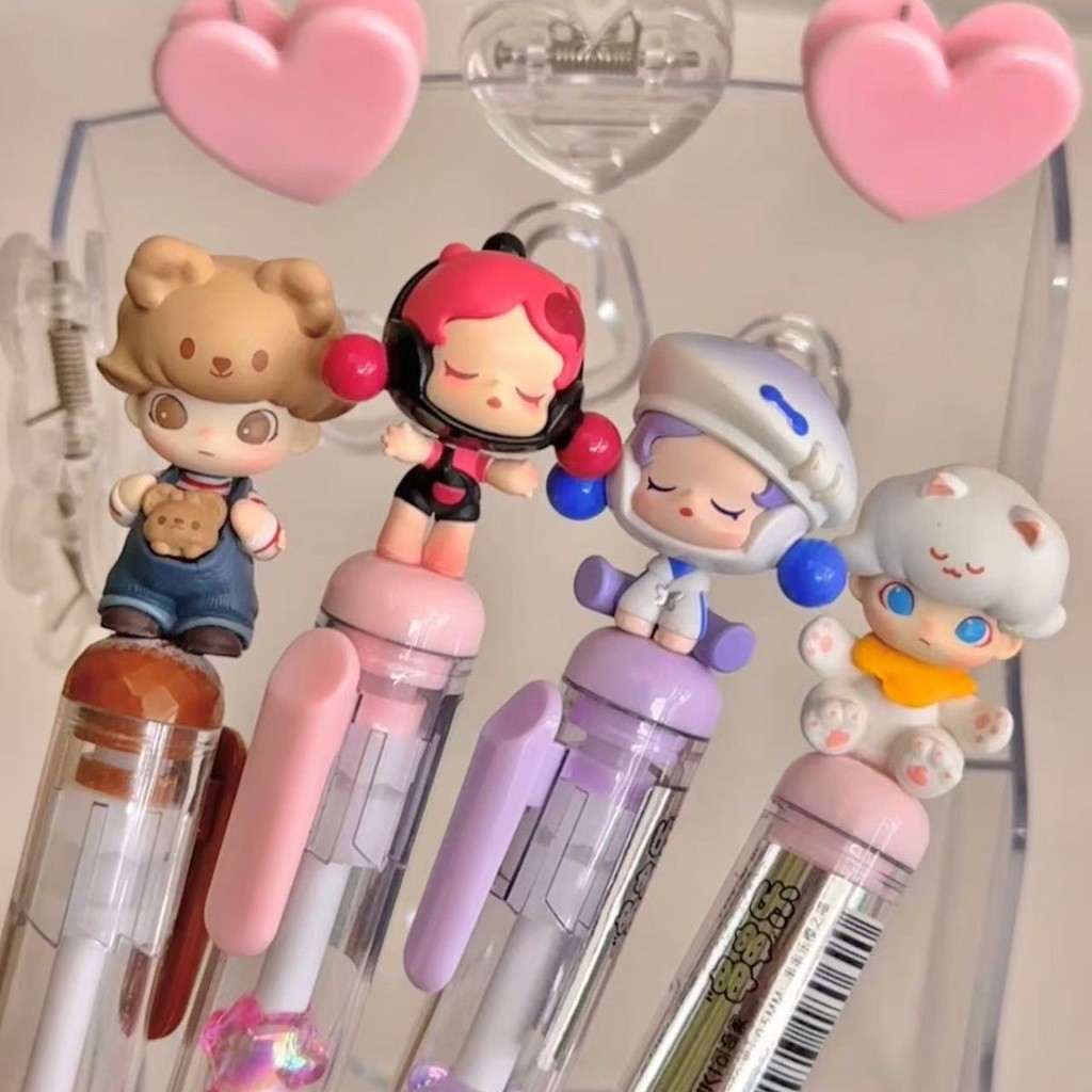 1242 คนสรรเสริญ Popmart ของแท้และดัดแปลงเด็กน่ารักเม็ด DIY Beaded Pen ปากกาเจลเม็ดน่ารักน่ารักน่ารักเม็ด Limited Edition 5.9 tg1