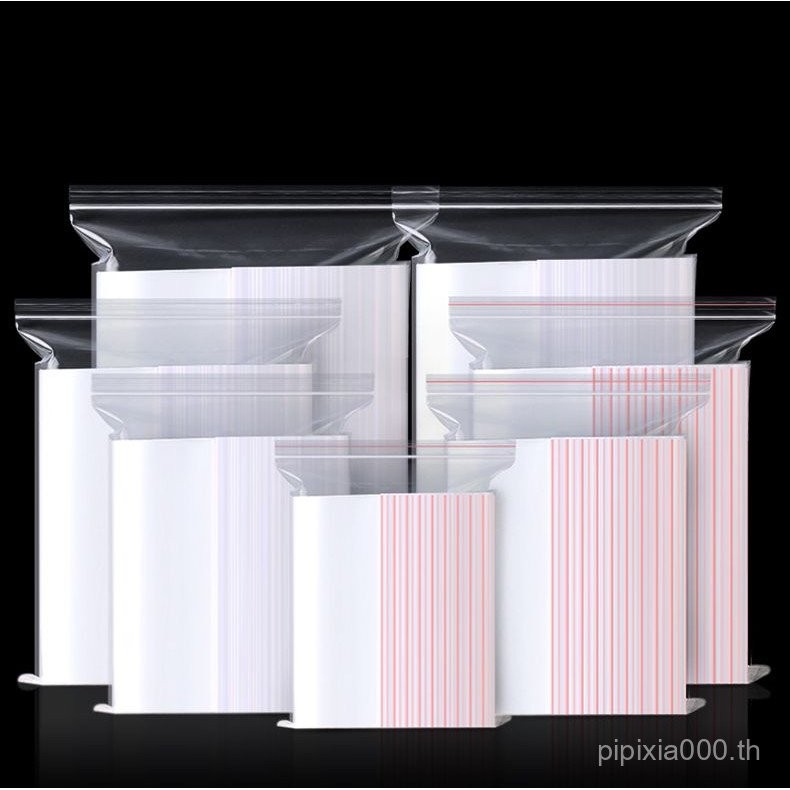 ถุงพลาสติกใสหนาที่สามารถปิดผนึกใหม่ได้ ถุงพลาสติกขนาดเล็กสำหรับเก็บอาหาร ถุงพลาสติก PE ขนาดใหญ่