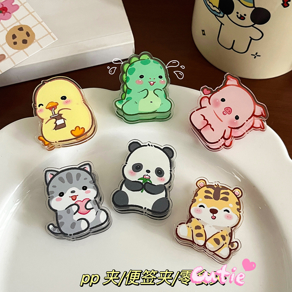 อิน สัตว์การ์ตูนตกแต่งของขวัญปิดผนึกหมายเหตุคลิปแพนด้า หน้า คลิปฟรีนักเรียนเก็บคลิปน่ารักผลิตภัณฑ์ขนาดเล็ก