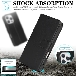 สําหรับiPhone 16 16e 15 14 Plus 13 12 11 Pro Max XRเคสโทรศัพท์,ic Flipวงเล็บพับกระเป๋าสตางค์สายคล้องเชือก