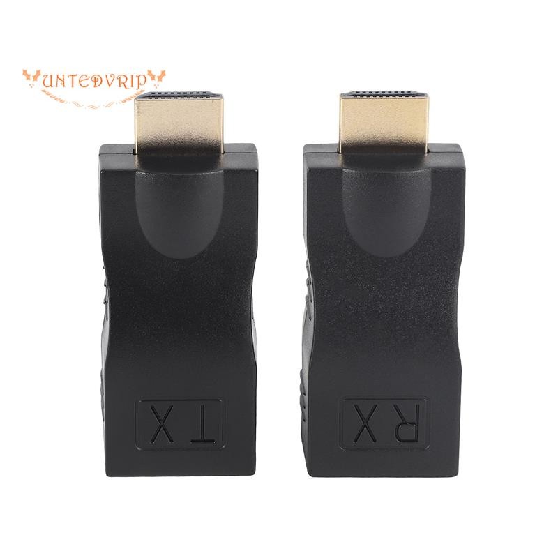 4K 3D 1.4 30M Extender to RJ45 over Cat 5e/6 Network LAN Ethernet Adapter