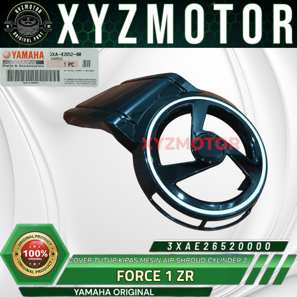 MESIN ฝาครอบพัดลมเครื่องยนต์ AIR SHROUD CYLINDER 2 FORCE 1 ZR YAMAHA 3XA-E2652-00