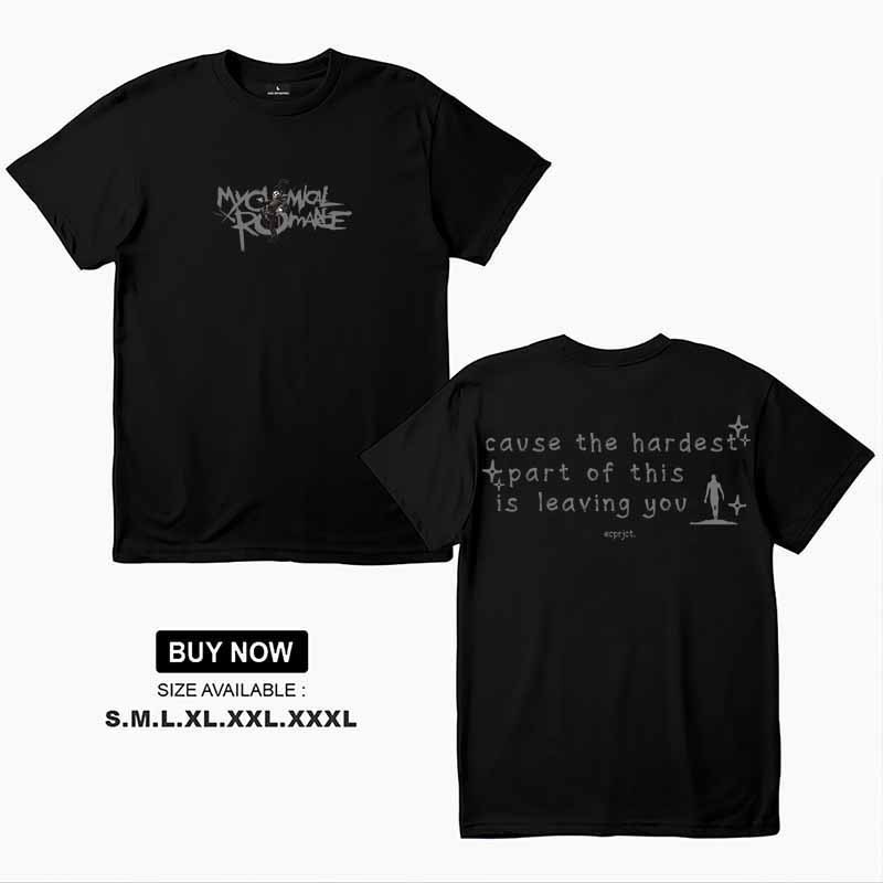 MY Chemical Romance Band T-shirt Casual Men T-shirt Unisex Cotton fashion Shirt for men