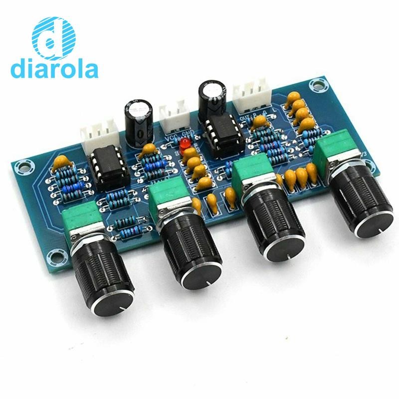 Xh-a901 NE5532 Tone Board Preamp Pre-Amp พร้อม Treble Bass Pre-Amplifier Board diarolath