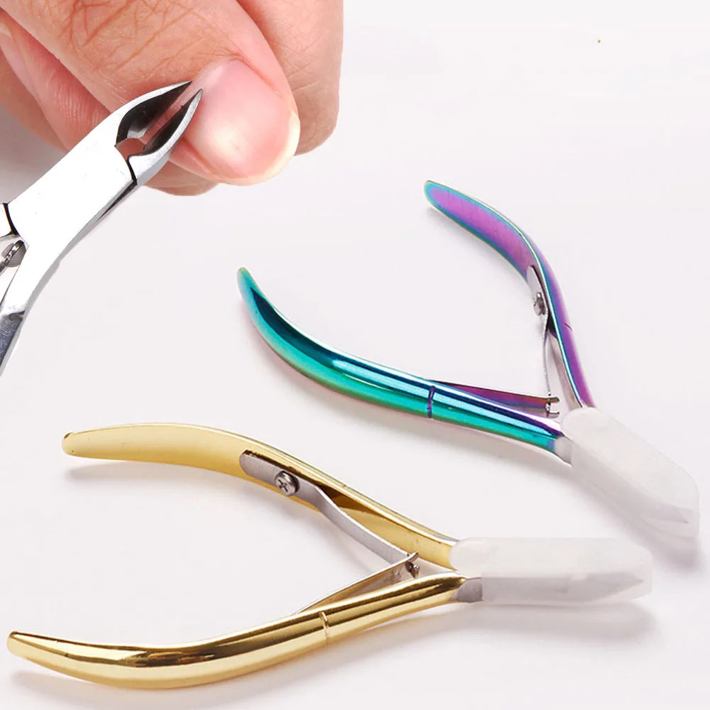 Professional Cuticle Cutter เล็บ Nippers กรรไกรเล็บ Pusher Pedicure Tong Dead Skin Remover